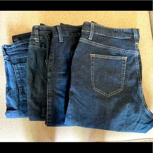 Merona, Old Navy, Mixit Four pairs size 14 jeans